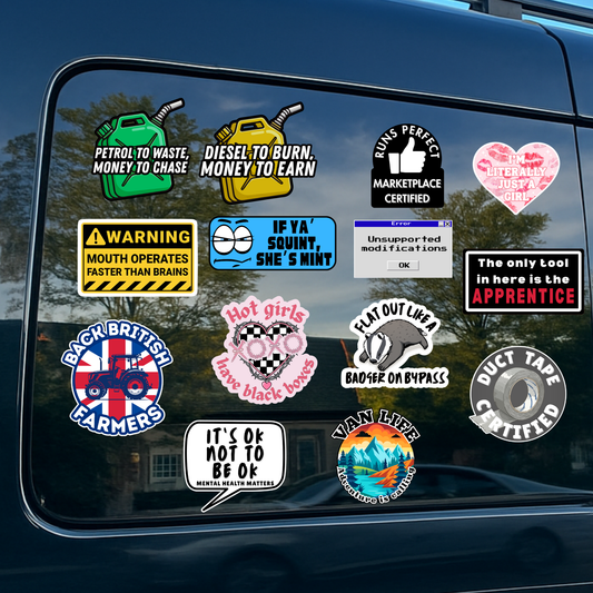 Back British Farmers High Quality, Full Colour Printed Decal