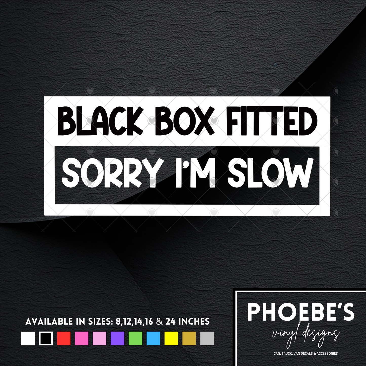 Black box fitted, sorry I'm slow sticker/decal