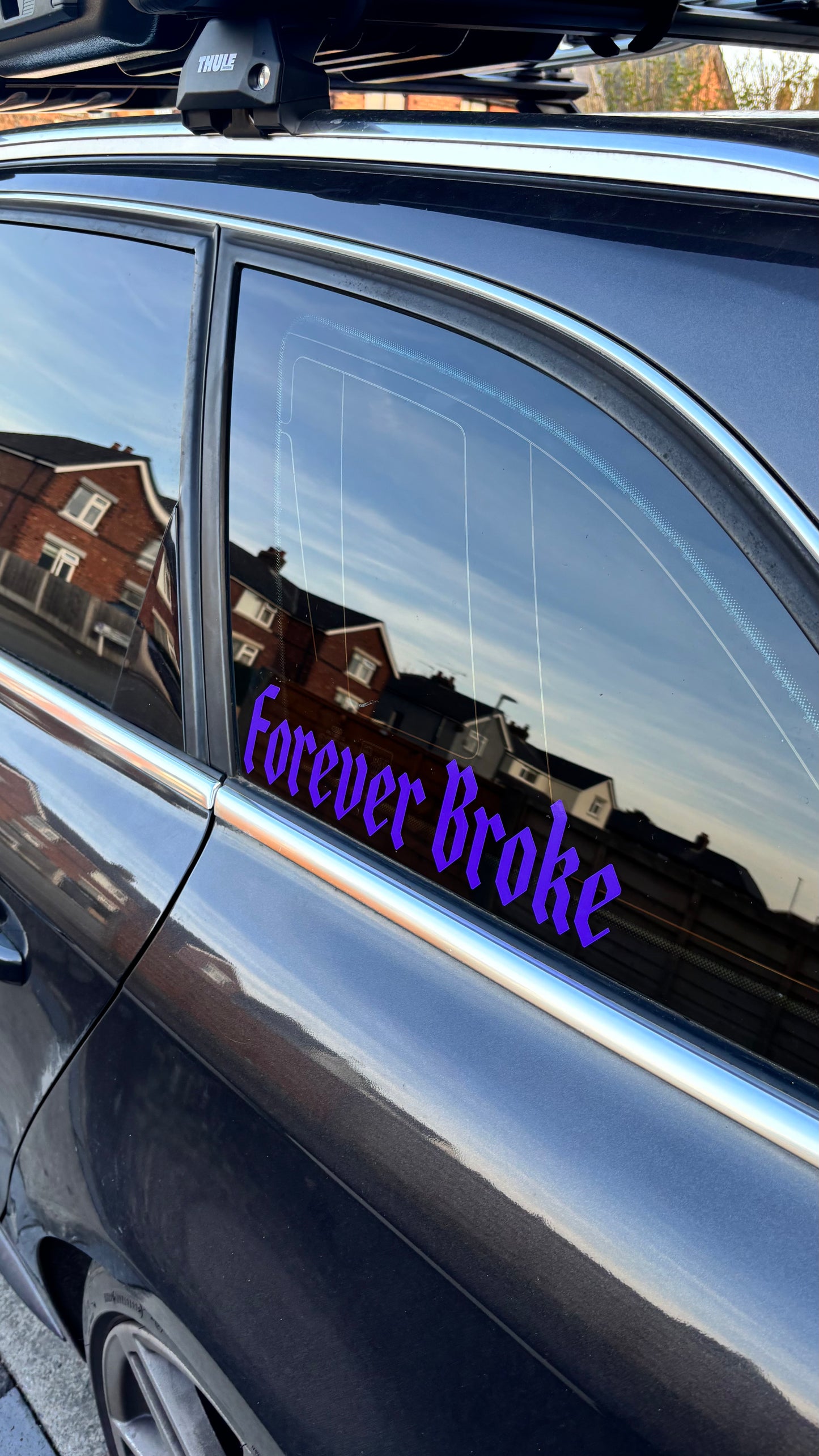 Forever broke sticker/decal
