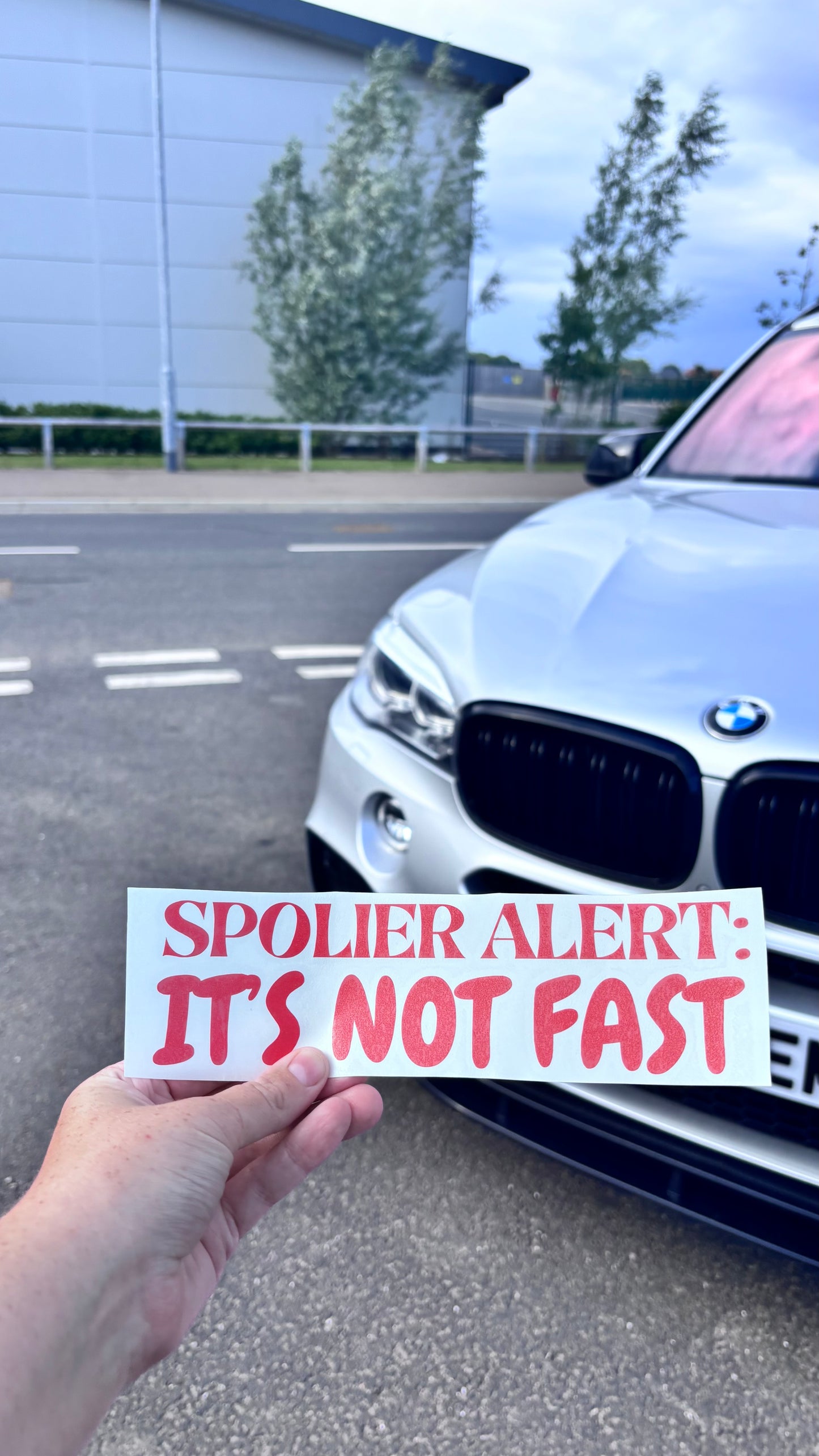 Spoiler Alert: I'm not fast sticker/decal