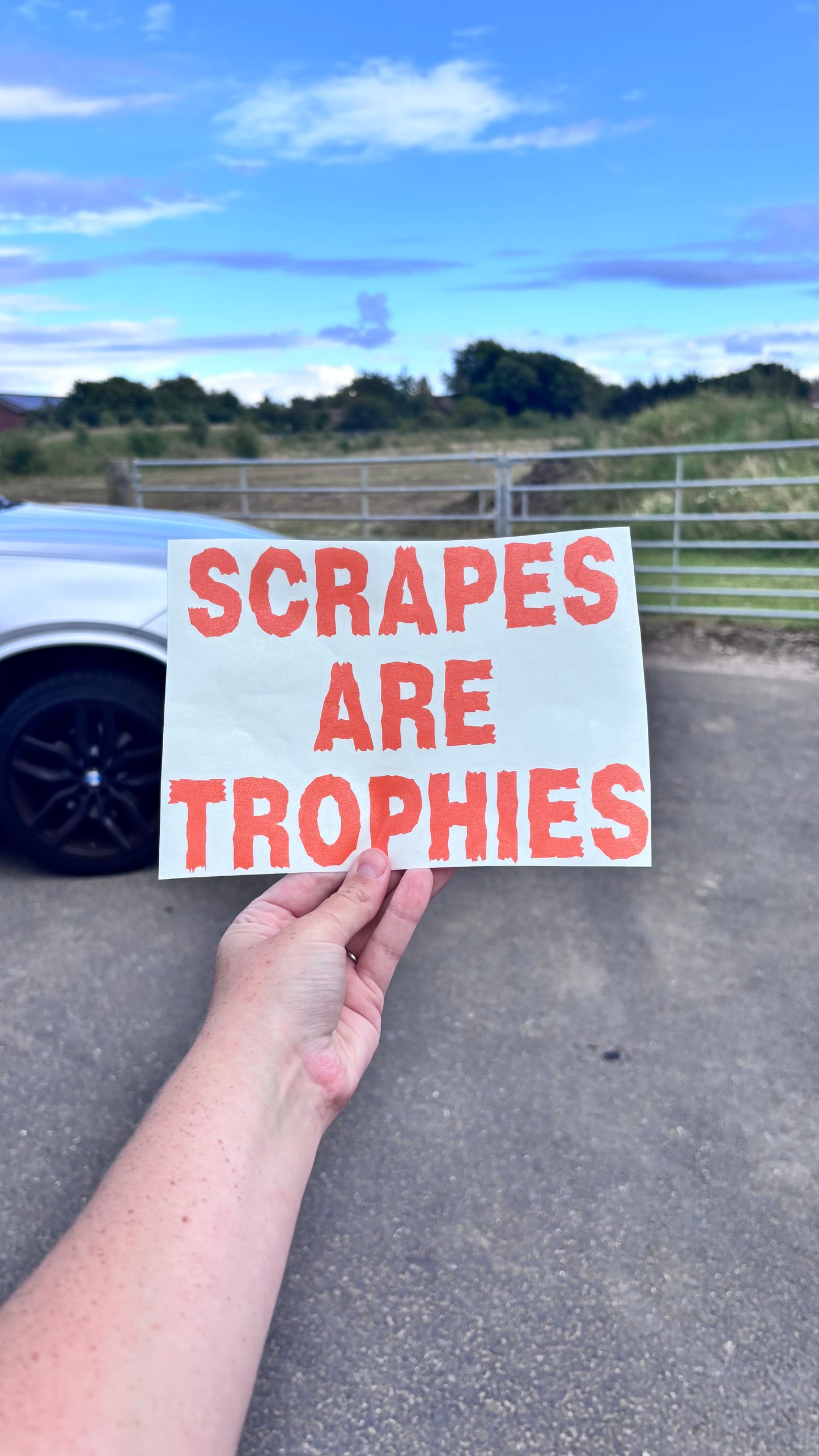 Scrapes are trophies sticker/decal