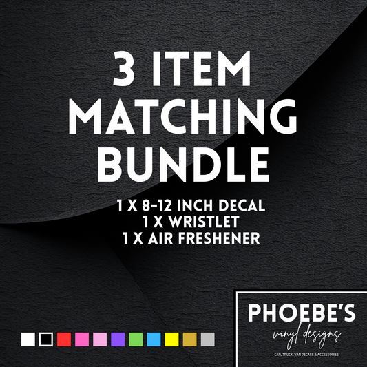 3 Item matching bundle