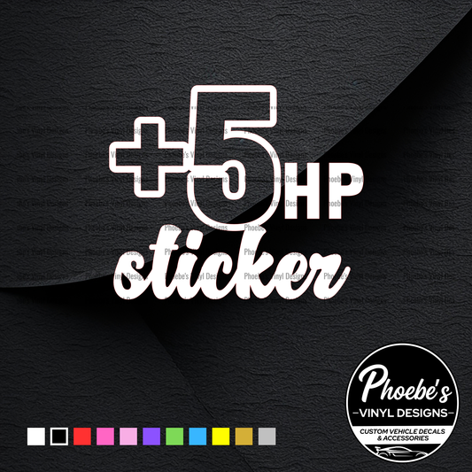 +5BP Sticker Decal/sticker