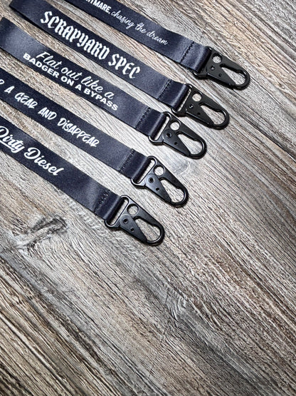 Car Wristlet/Keychain Printed