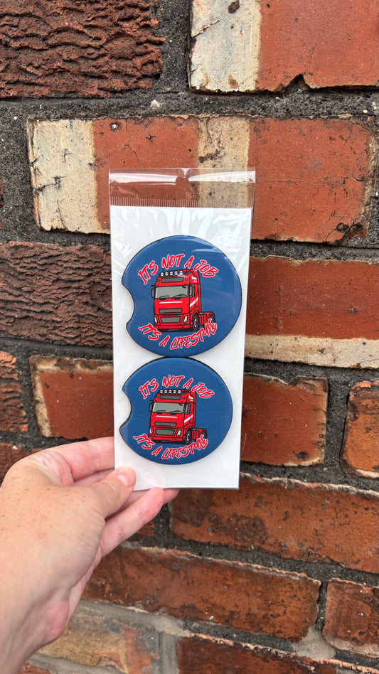 Cup holder Coasters 2pc