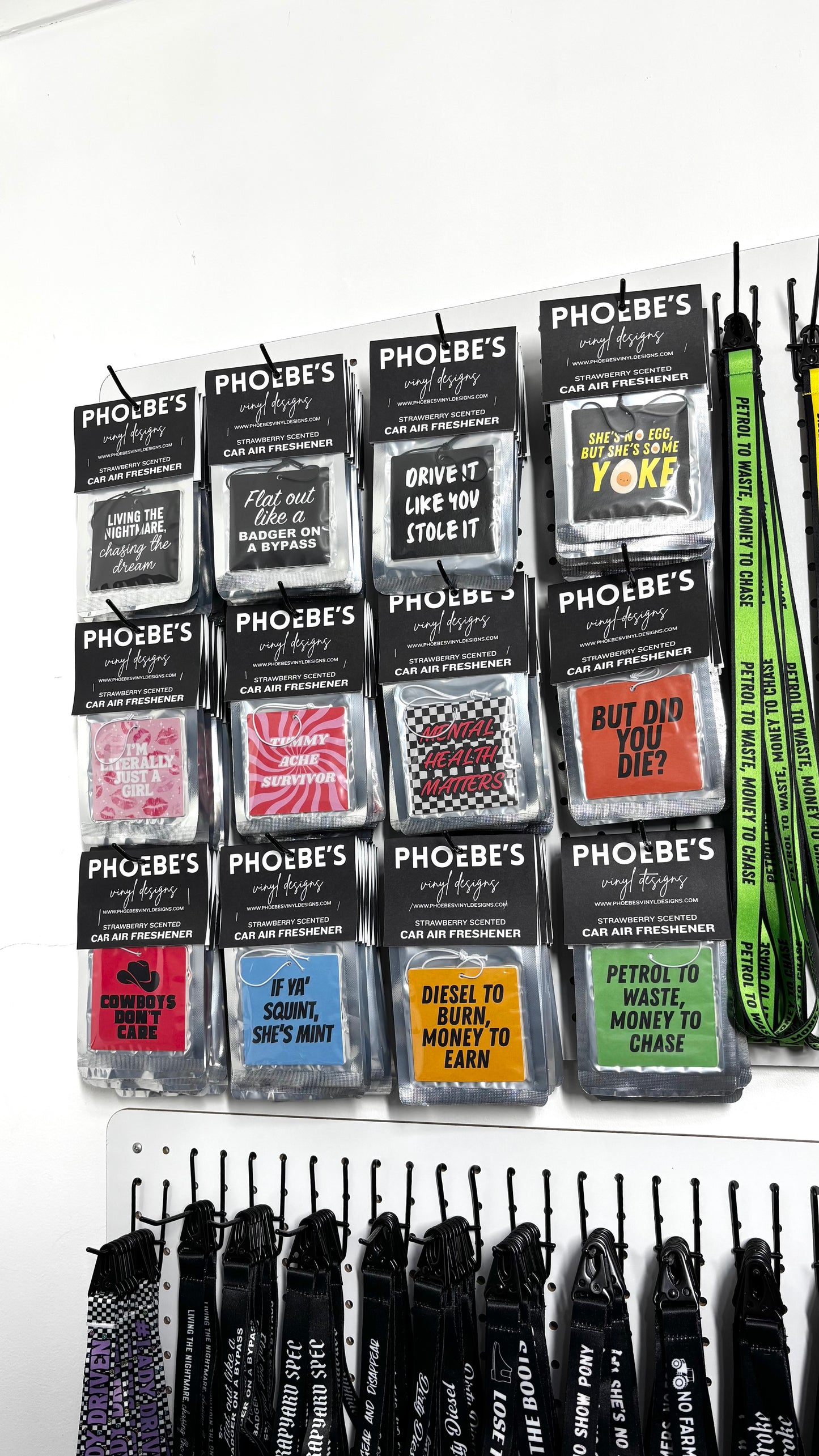 Car Air Fresheners Square Design