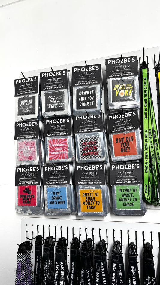 Car Air Fresheners Square Design