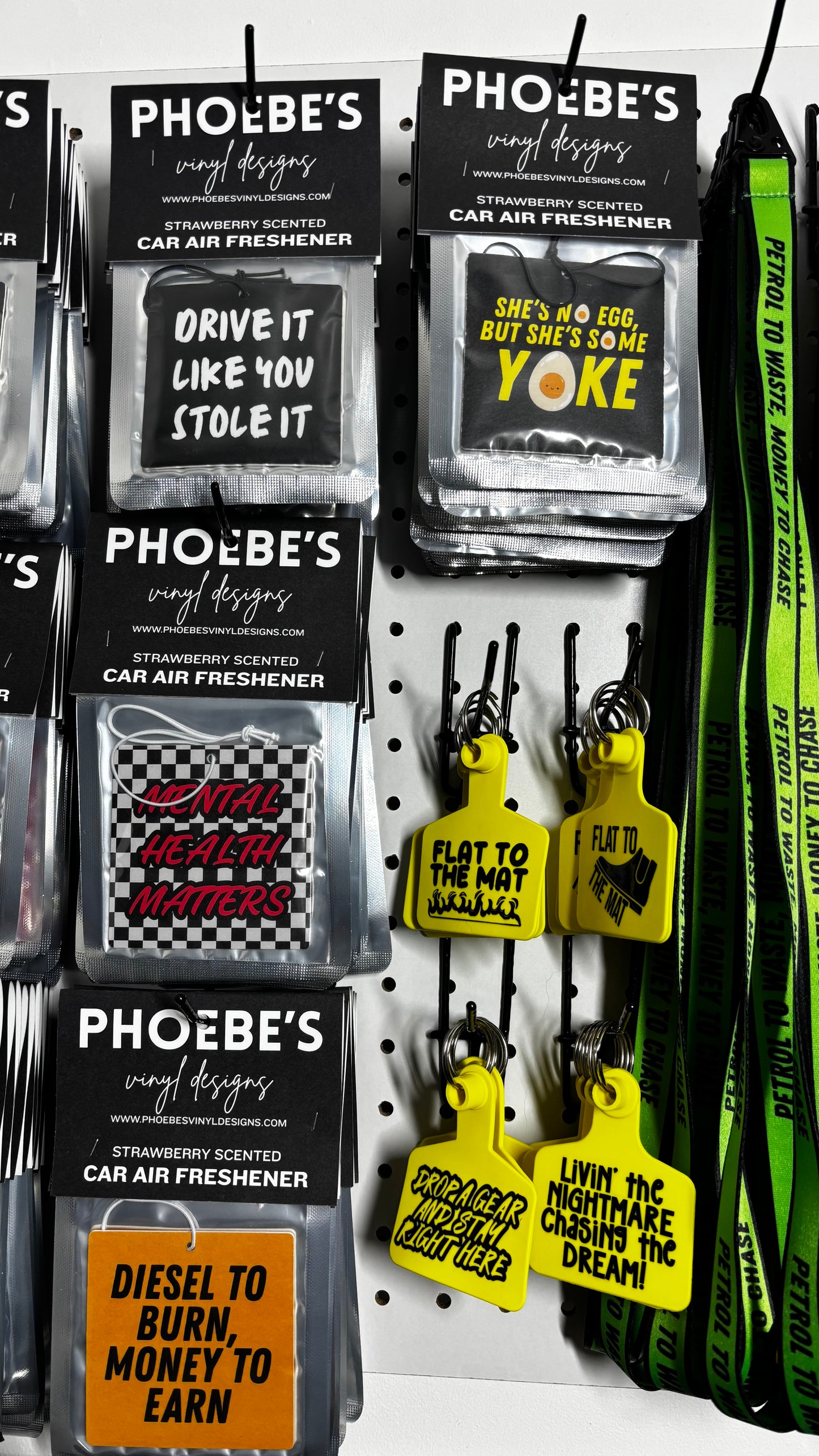 Car Air Fresheners Square Design