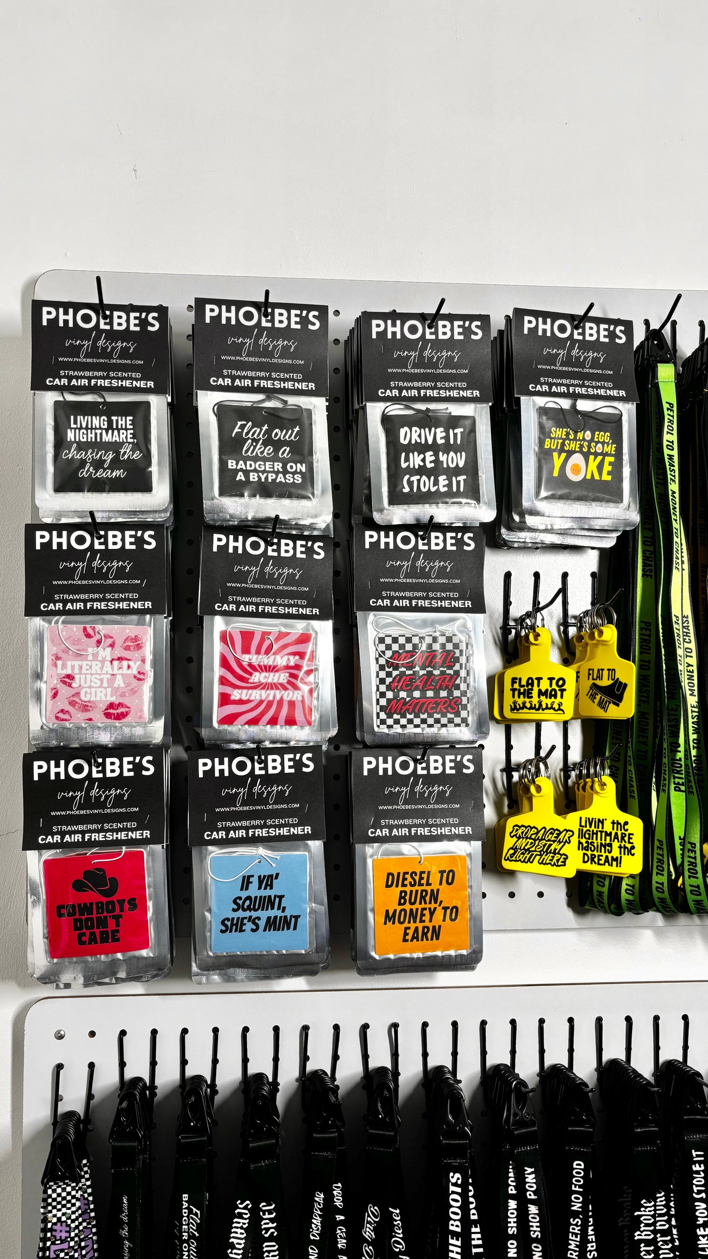 Car Air Fresheners Square Design