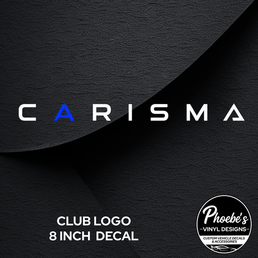 CARISMA Car Club Logo Decal/Sticker