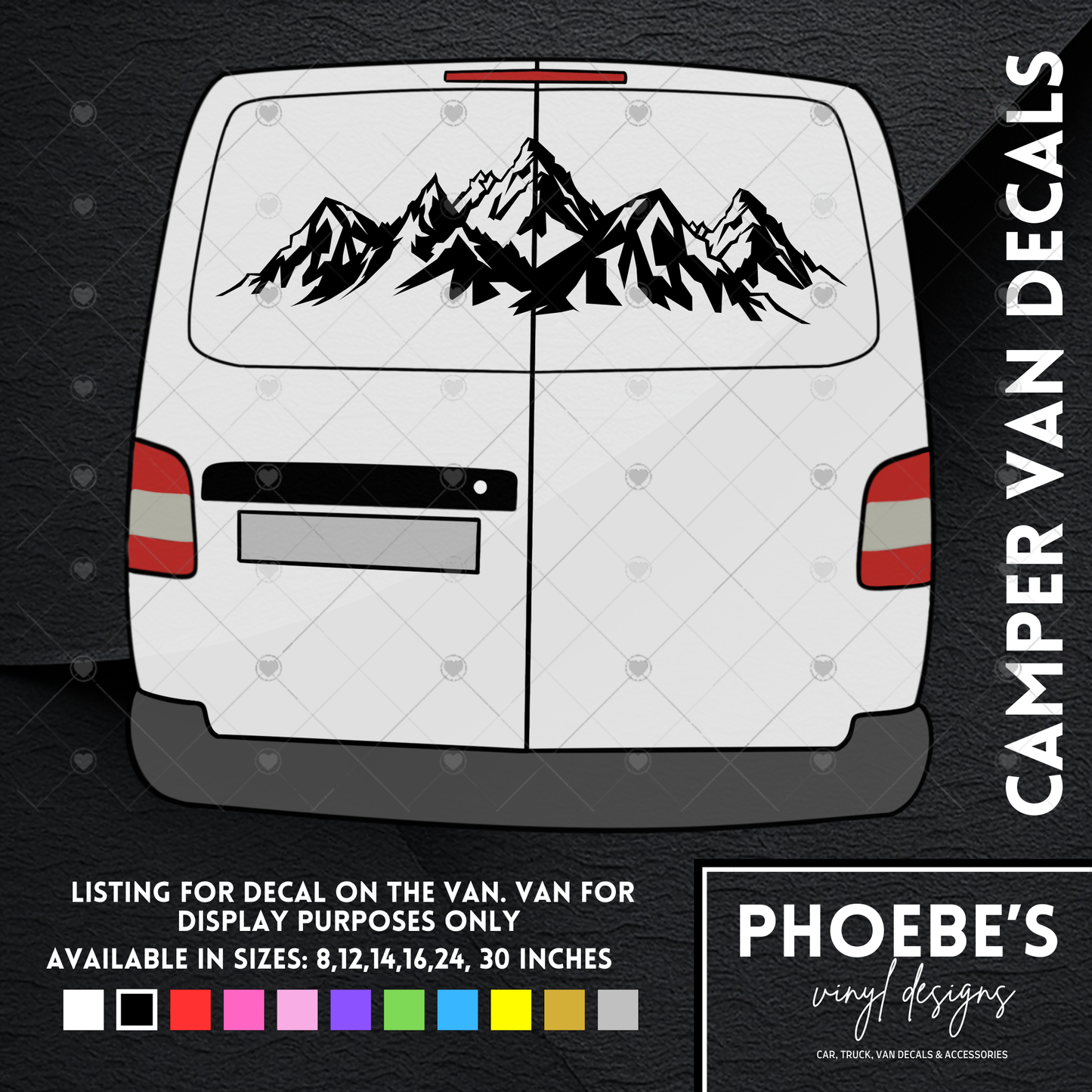 Mountain Scene sticker/decal