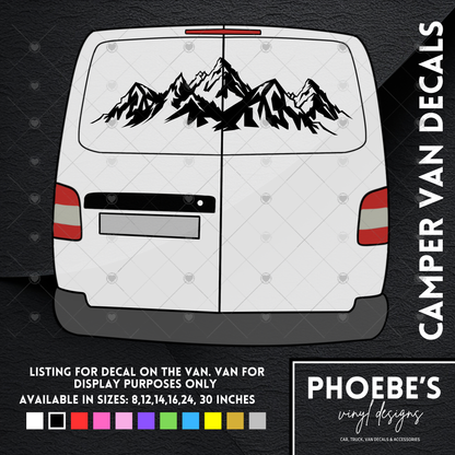 Mountain Scene sticker/decal