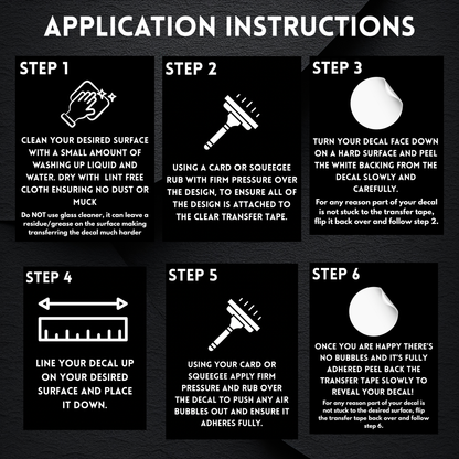 Social Media Handle Stickers/decal 2 PACK