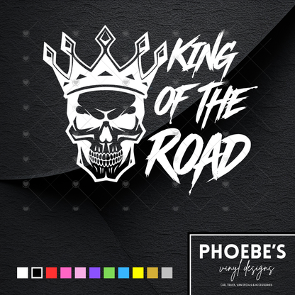 King of the Road sticker/decal