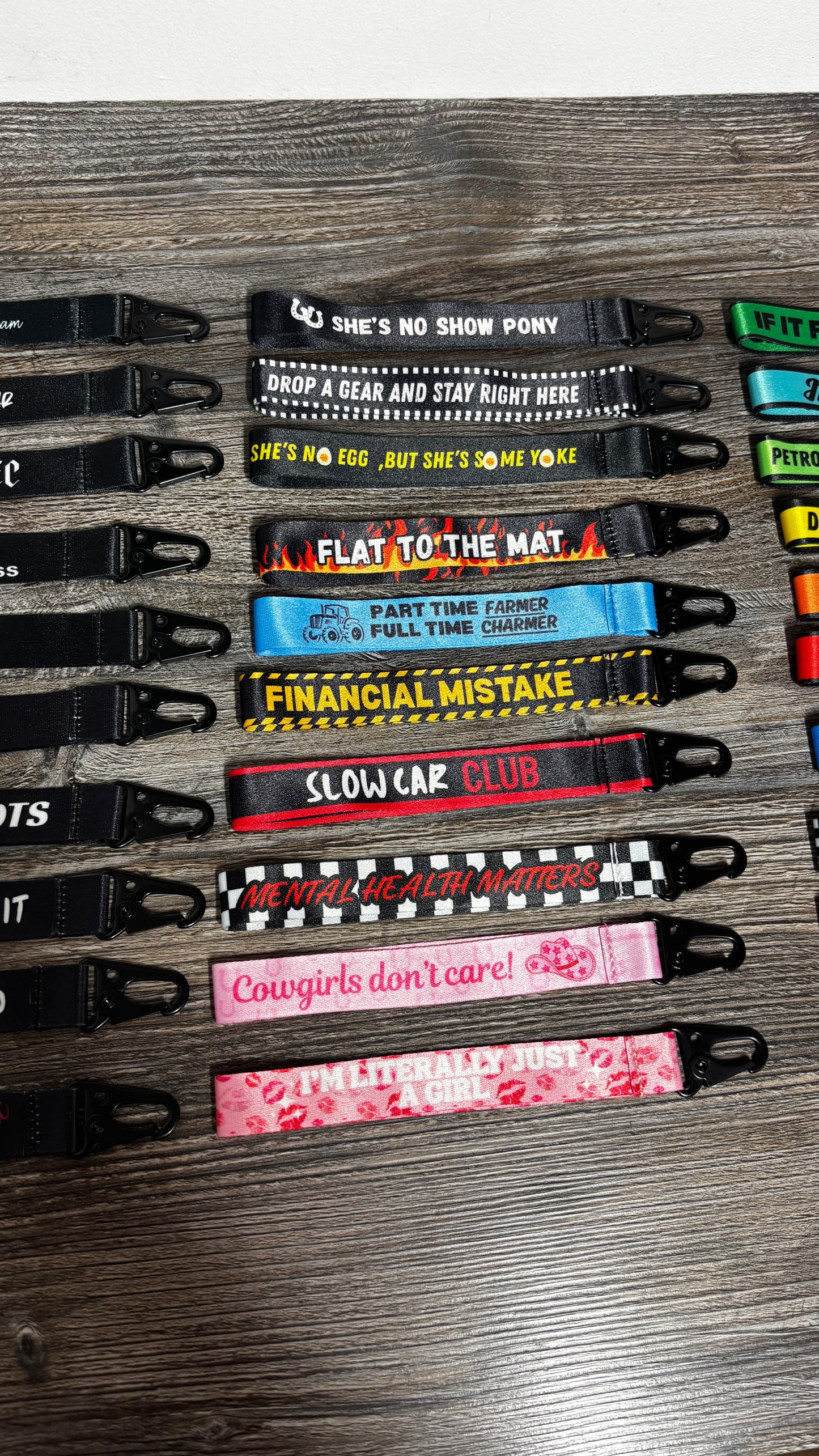 Car Wristlet/Keychain Printed