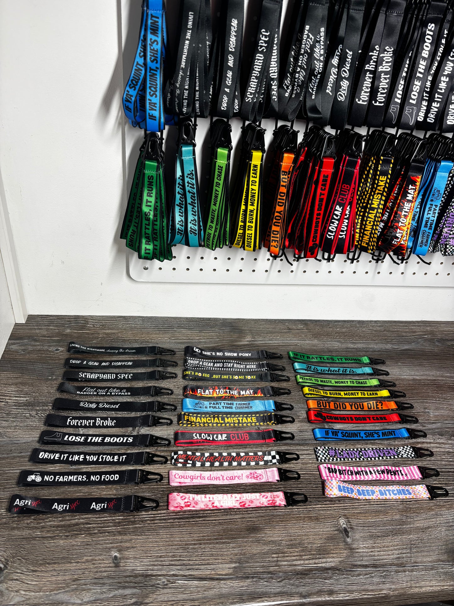 Car Wristlet/Keychain Printed