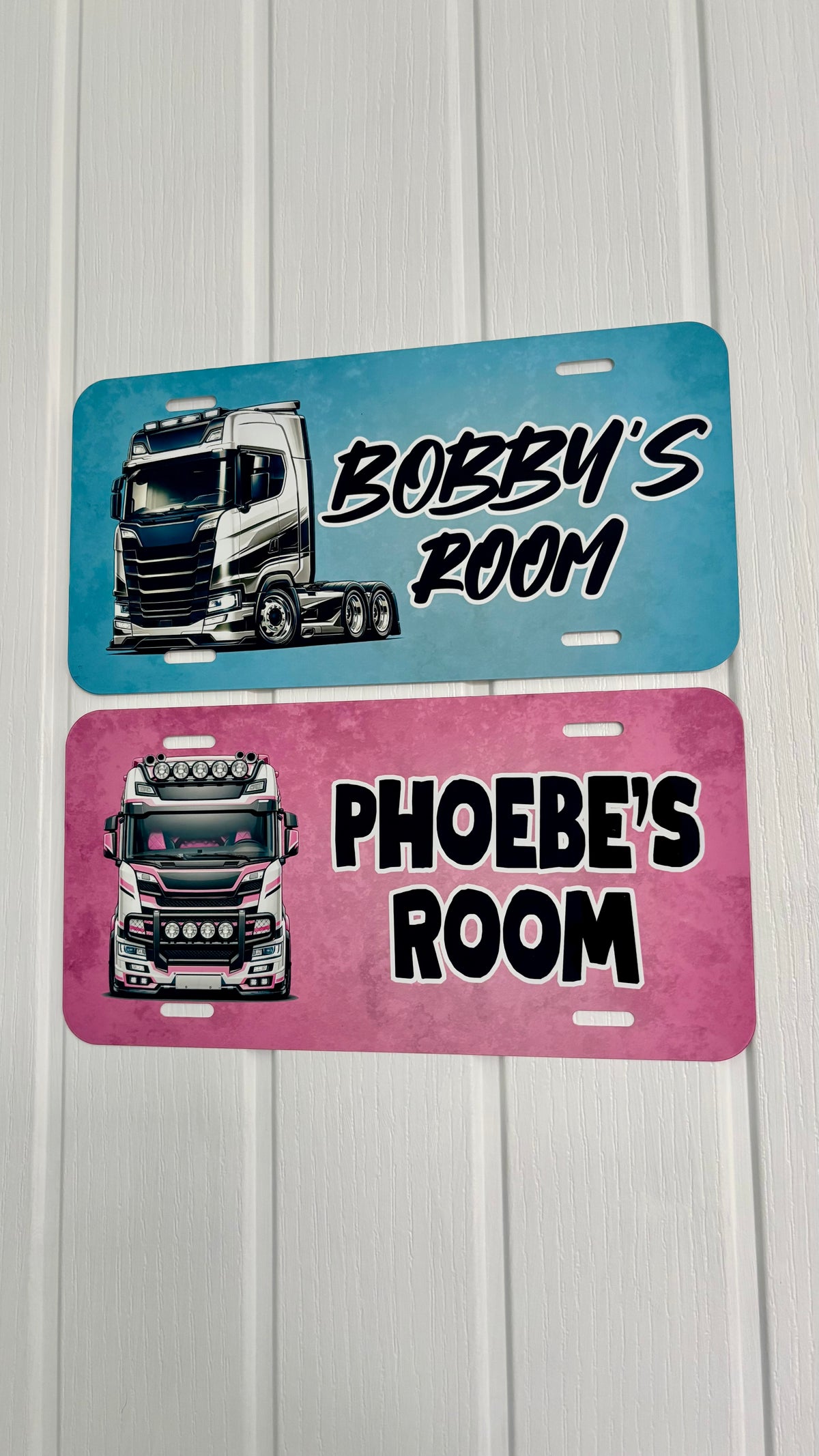 Personalised Lightweight Door Number Plate Signs Wall Decor
