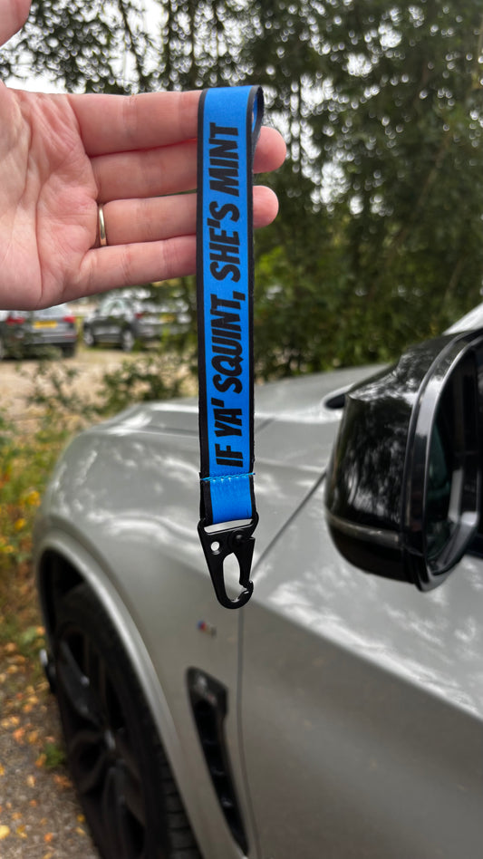 Car Wristlet/Keychain Printed