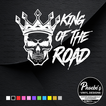 King of the Road sticker/decal