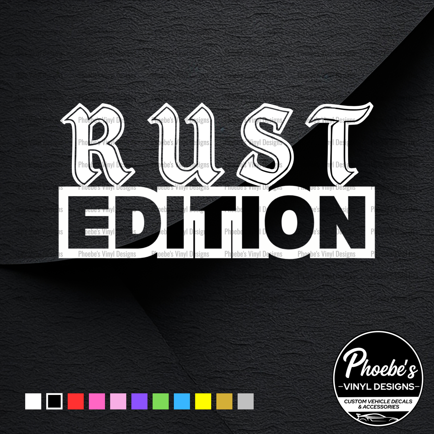 Rust Edition Sticker/Decal