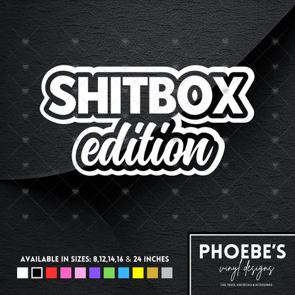 Sh..box Edition Sticker/Decal