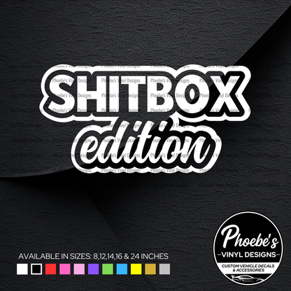 Sh..box Edition Sticker/Decal