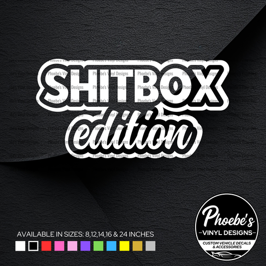 Sh..box Edition Sticker/Decal