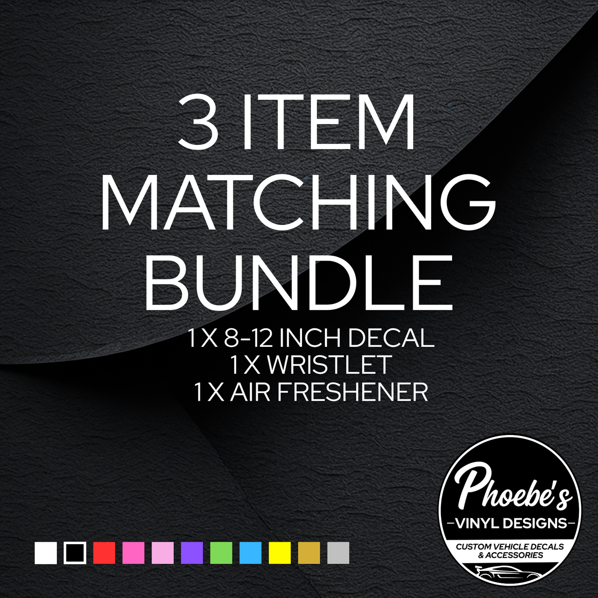3 Item matching bundle