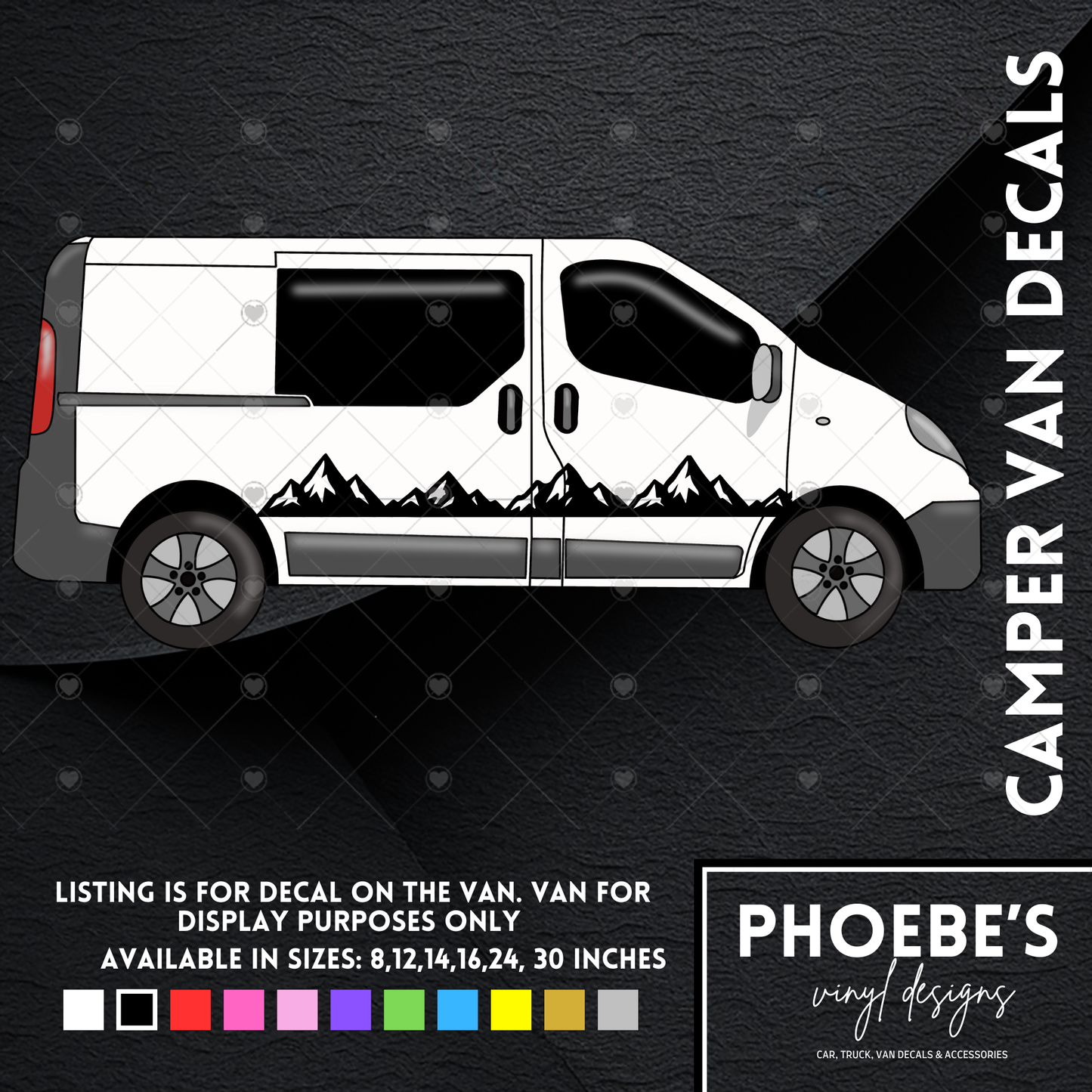 Mountain Scene 2.0 sticker/decal