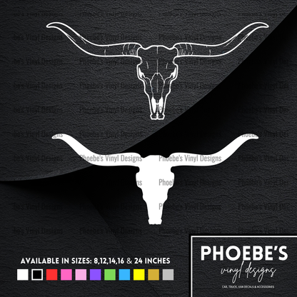 Long Horn sticker/decal