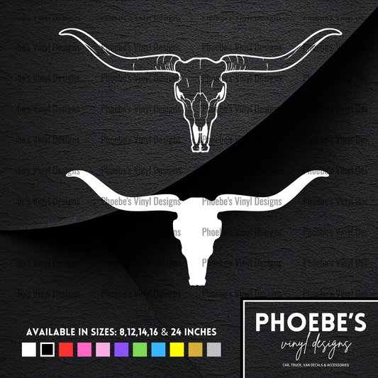 Long Horn sticker/decal
