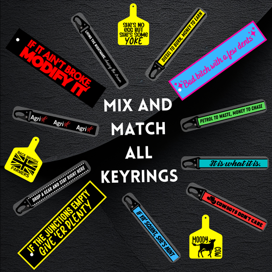 Mix and match all keyrings
