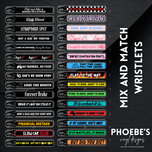 Mix and Match Wristlet/Keychain