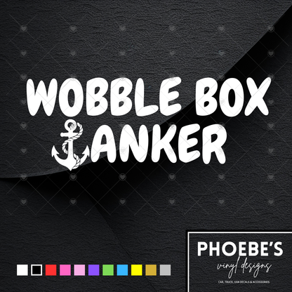 Wobble Box *anker sticker/decal