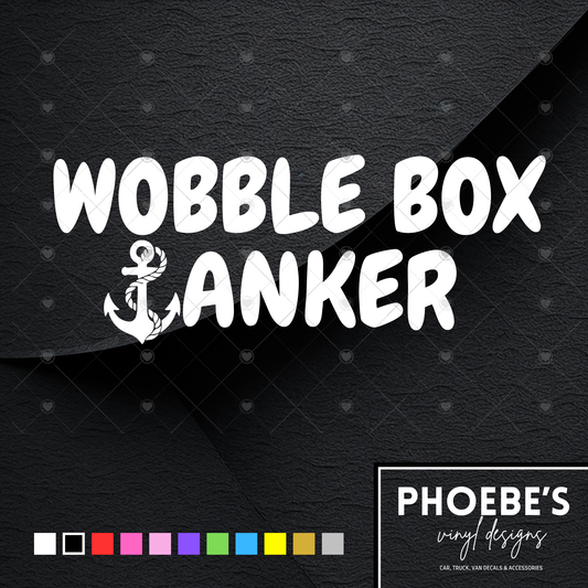 Wobble Box *anker sticker/decal
