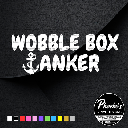 Wobble Box *anker sticker/decal