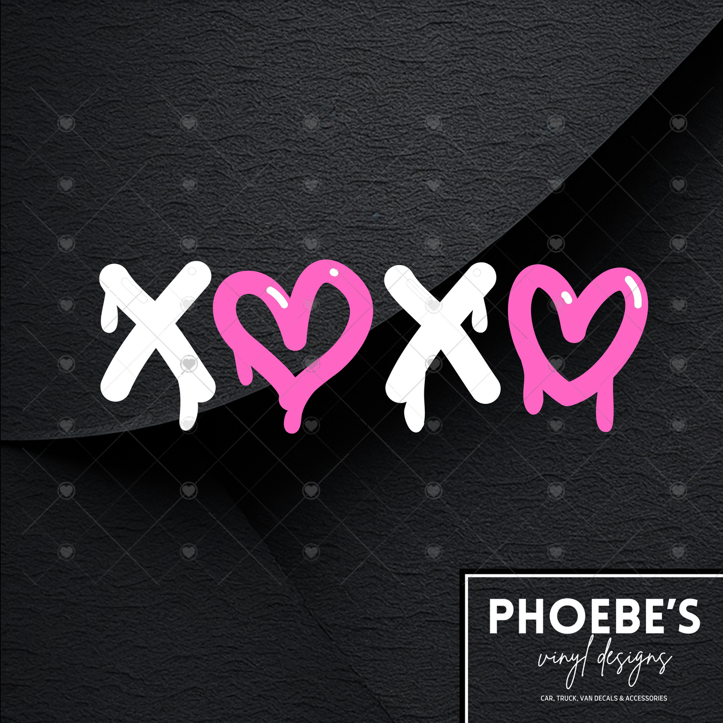 XOXO sticker/decal