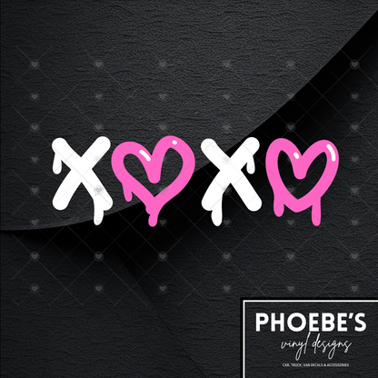 XOXO sticker/decal
