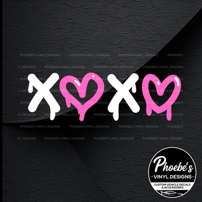 XOXO sticker/decal