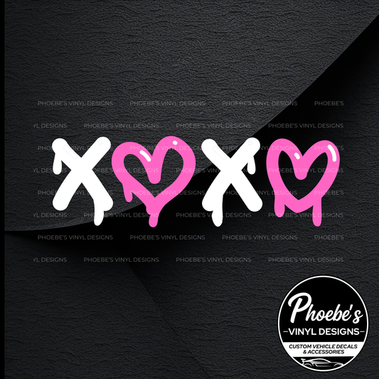 XOXO sticker/decal